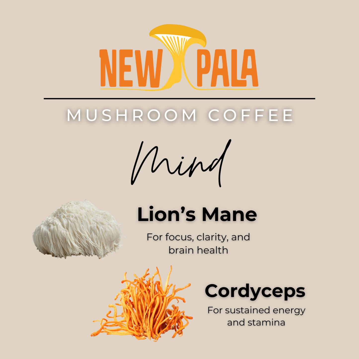 'Mind Blend' Mushroom Coffee